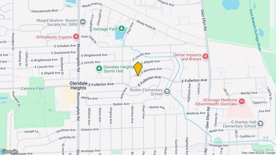 381 E Montana Ave Mapa y Detalles de la Ubicación
