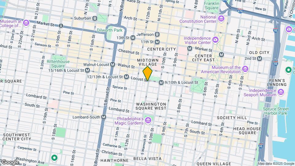 244 S 11th St, Unit B Map and Location Details