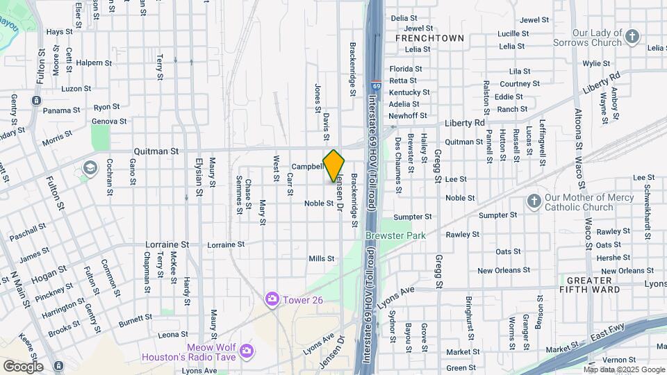 2119 Jensen Dr Map and Location Details