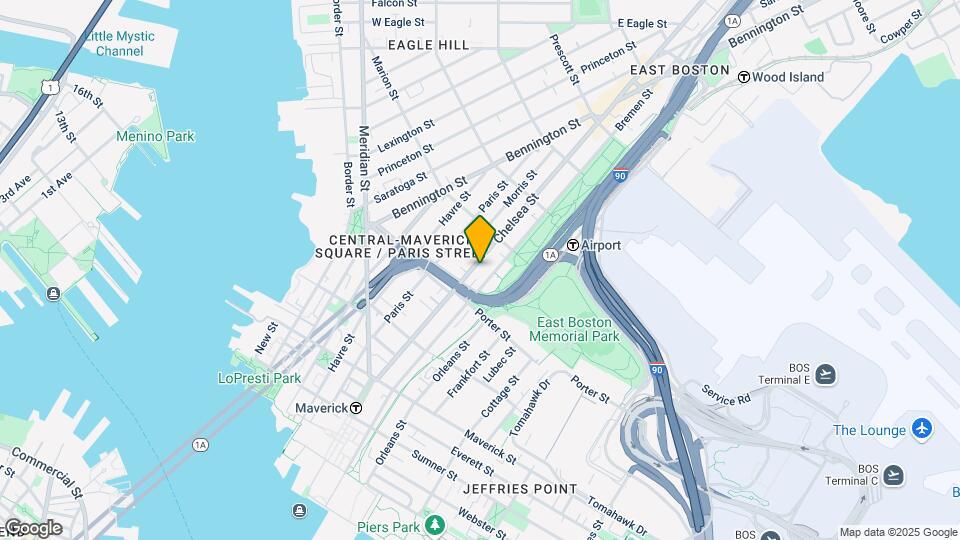 155 Chelsea St, Unit #2 Map and Location Details