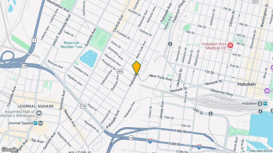 270 Palisade Ave Map and Location Details