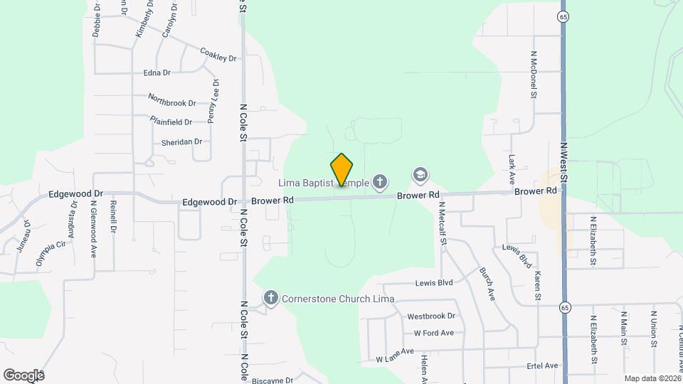 1014 Brower Rd Map and Location Details