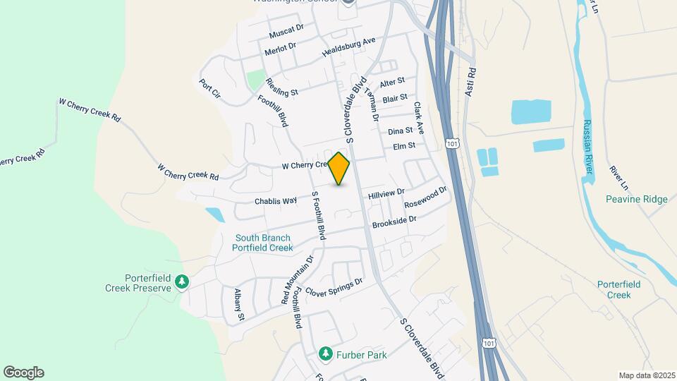 679 S Cloverdale Blvd Map and Location Details