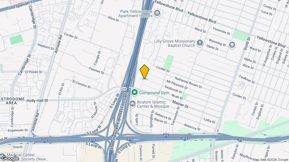 3402 Seabrook St Map and Location Details