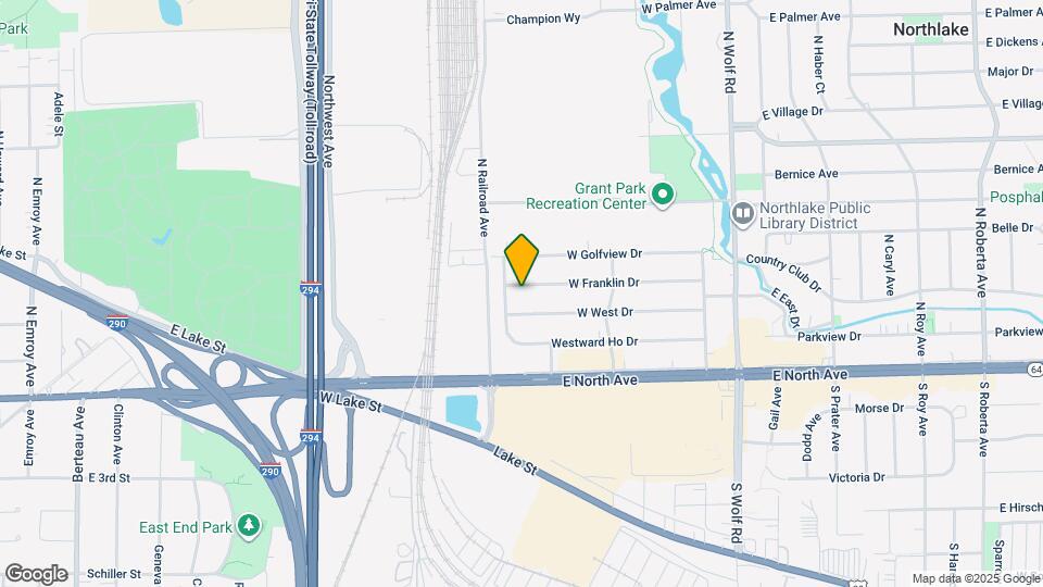 161 W Franklin Dr Map and Location Details