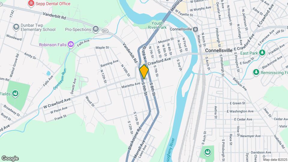 147 S 9th St Map and Location Details