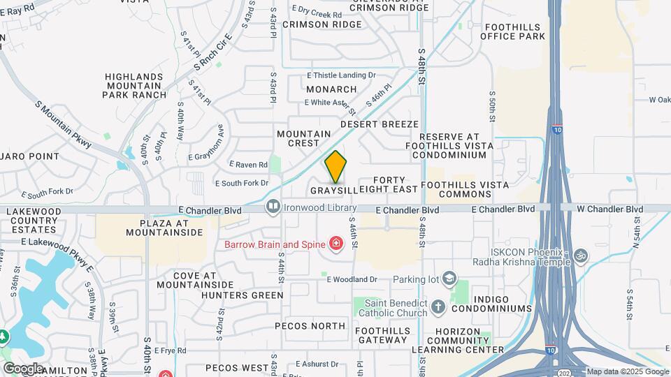 4509 E South Fork Dr Map and Location Details