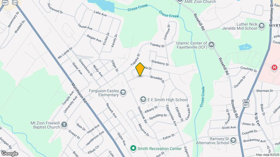 1861 Broadell Dr Map and Location Details