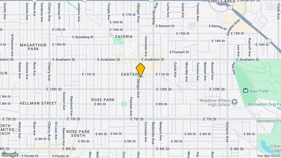 1066 Obispo Ave Mapa y Detalles de la Ubicación