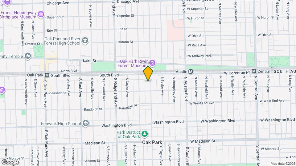 117 S Lombard Ave Map and Location Details