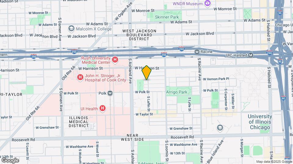 706 S Laflin St, Unit 2r Map and Location Details