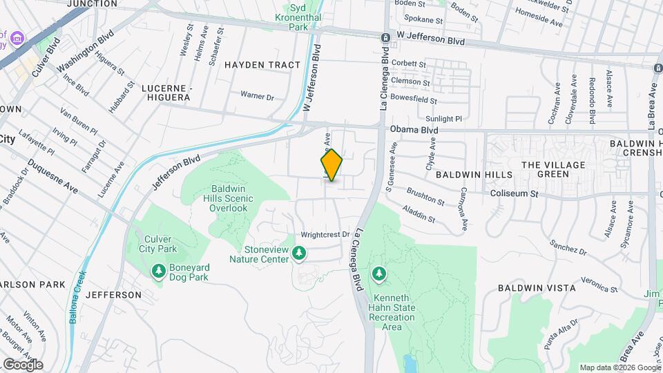 3780 Lenawee Ave Mapa y Detalles de la Ubicación