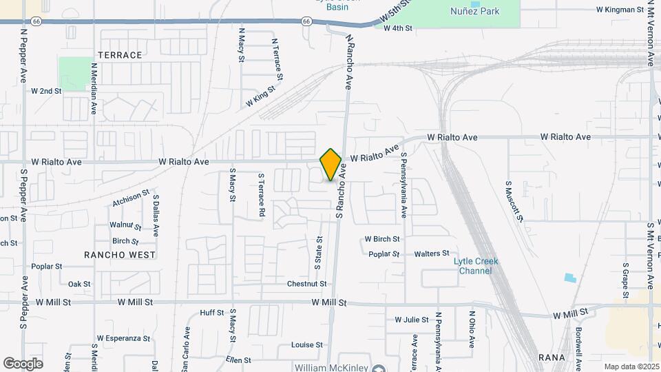 182 S Rancho Ave Map and Location Details