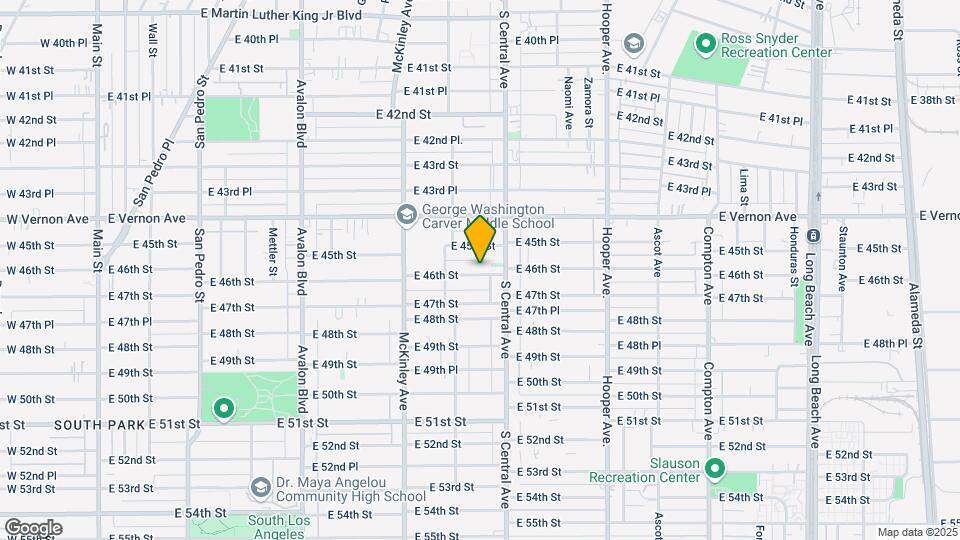 1029 E 46th St Mapa y Detalles de la Ubicación