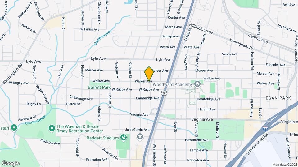 1826 Walker Ave Mapa y Detalles de la Ubicación