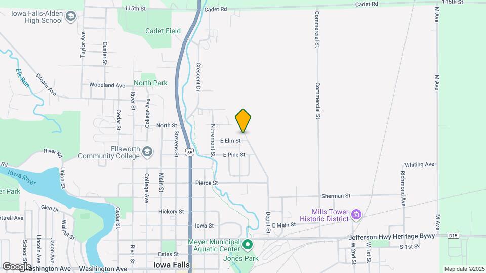 204-206 E Elm St Map and Location Details