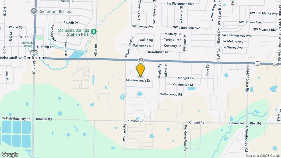 831 Meadowlands Dr Map and Location Details