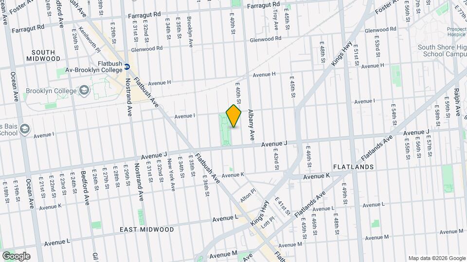 1155 E 39th St Map and Location Details