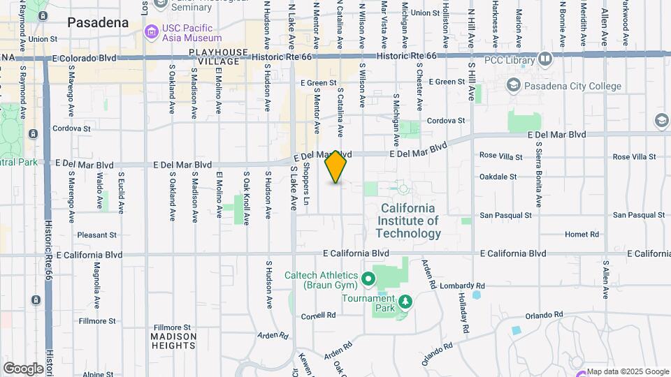 AVA Pasadena Mapa y Detalles de la Ubicación