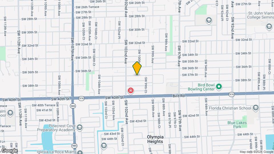 10020 SW 37th St Mapa y Detalles de la Ubicación