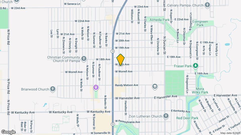 1612 Coffee St Map and Location Details