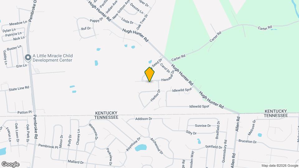 1634 Hannibal Dr Map and Location Details