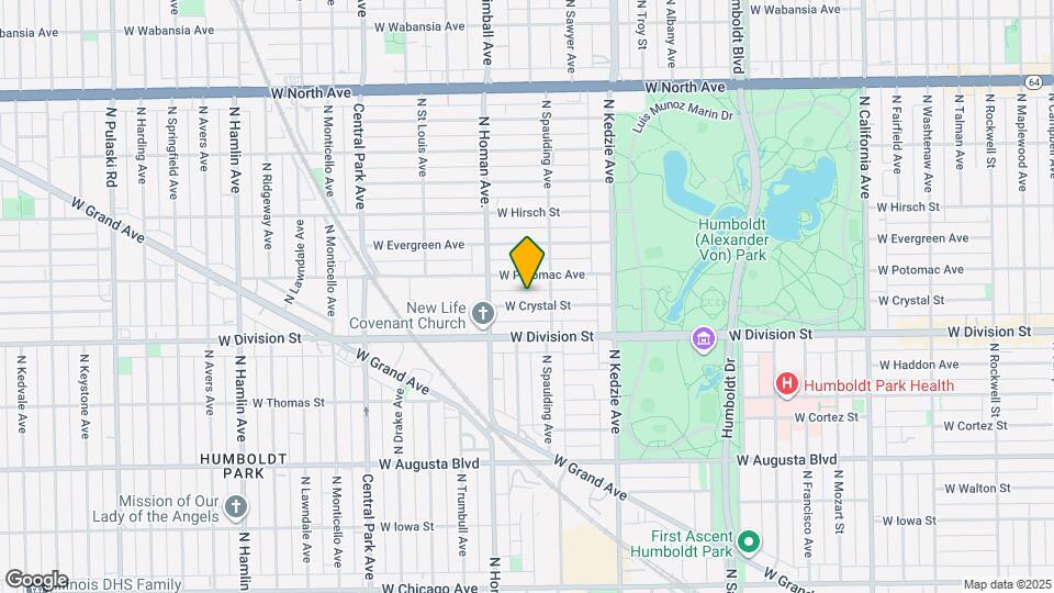 3320 W Crystal St Map and Location Details