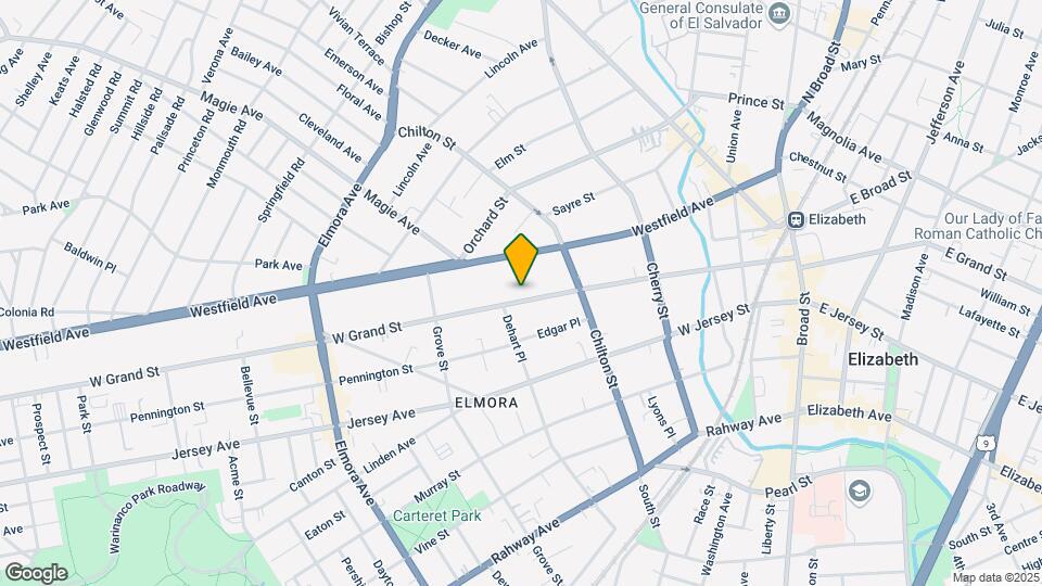 249 W Grand St Map and Location Details