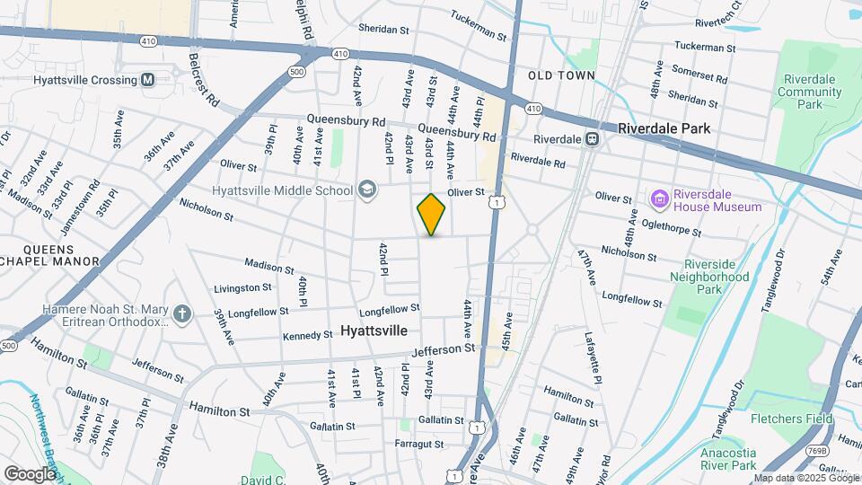 4305 Oglethorpe St Map and Location Details