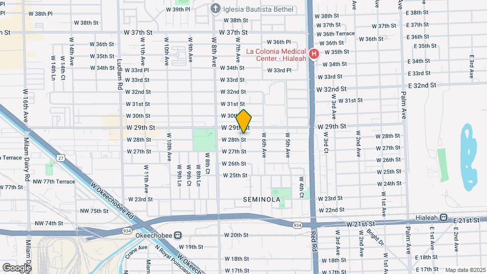 695 W 28th St Mapa y Detalles de la Ubicación