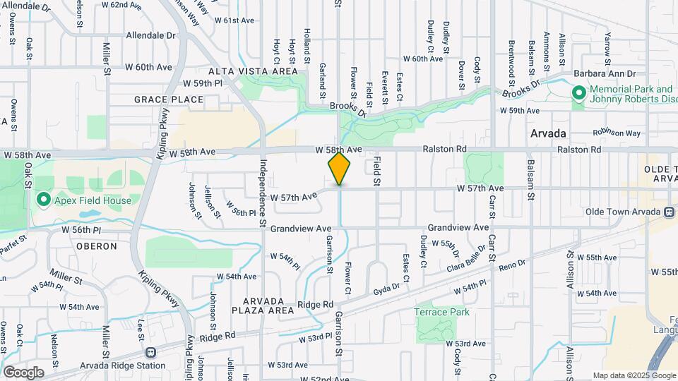 4850 Garrison St Map and Location Details