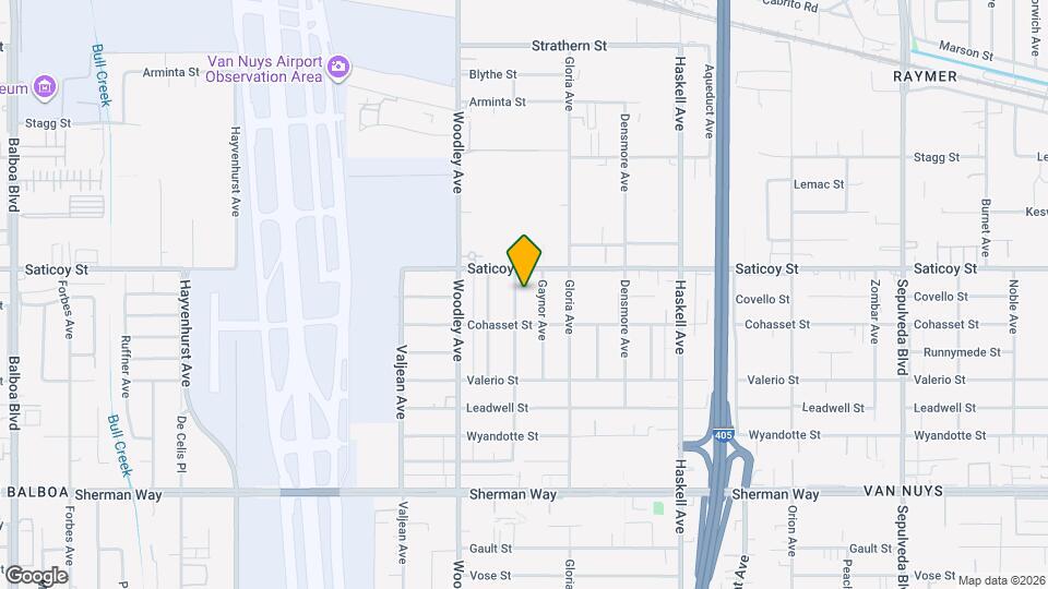 7530 Gaviota Ave Map and Location Details