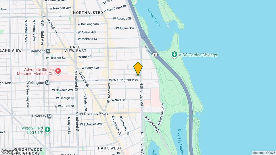 3000 N Sheridan Mapa y Detalles de la Ubicación