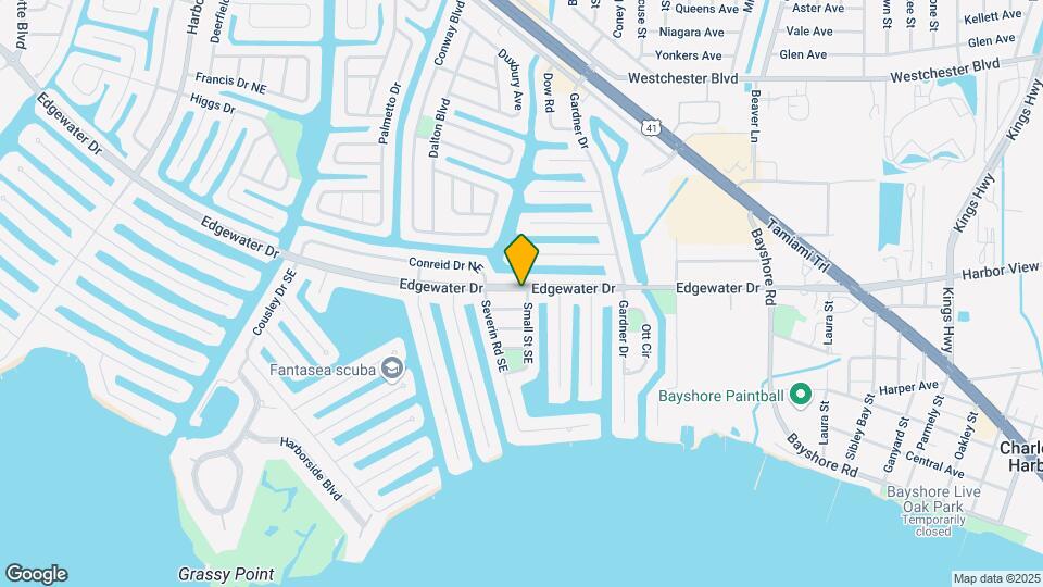 21733 Edgewater Dr Map and Location Details