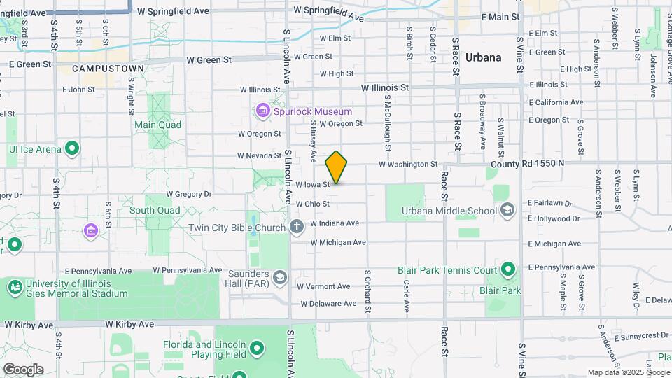 707 W Iowa St Map and Location Details