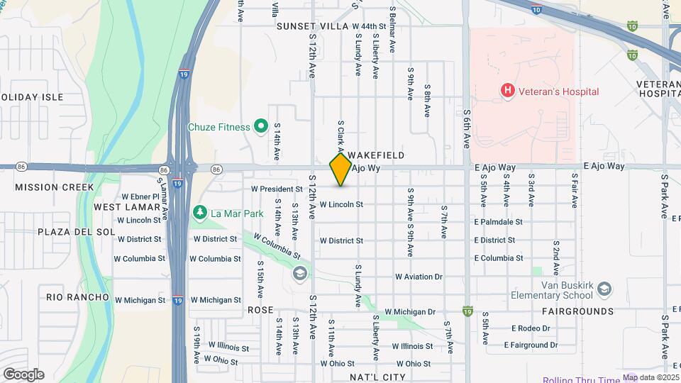 431 W President St Map and Location Details