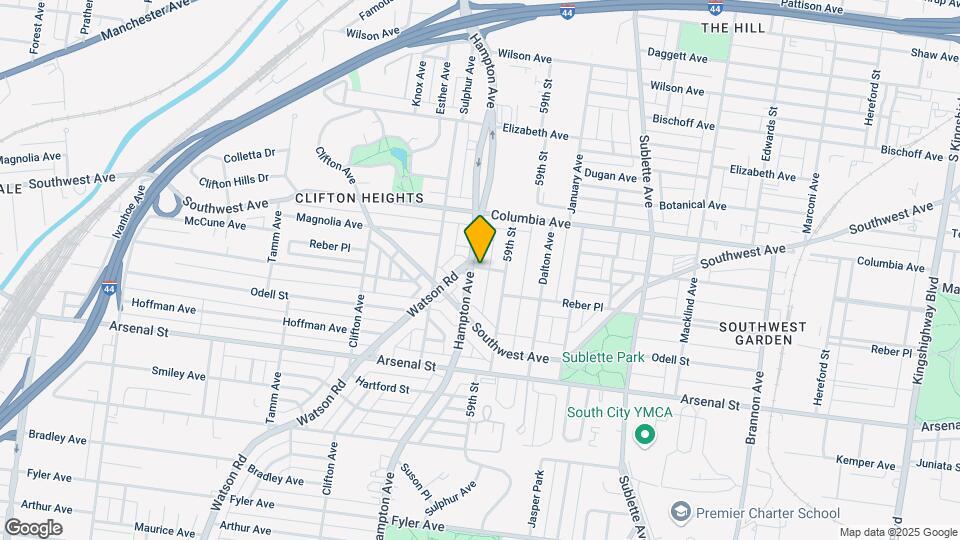 2700 Hampton Ave Mapa y Detalles de la Ubicación