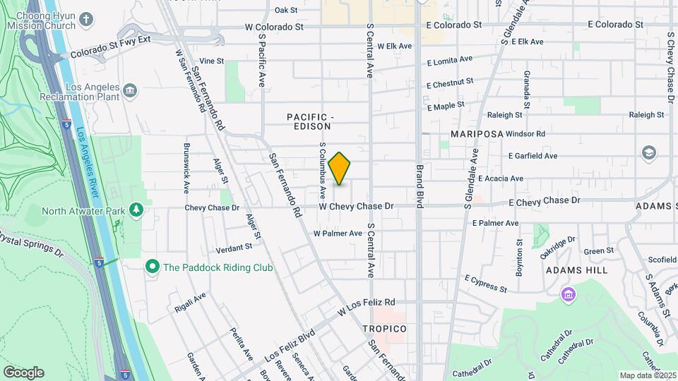 1010 Florence Pl Map and Location Details