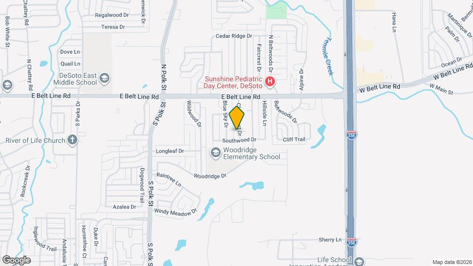 145 Cloudcrest Dr Mapa y Detalles de la Ubicación