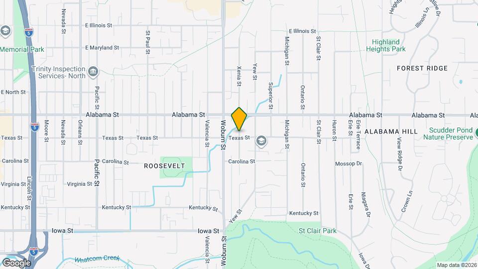 2408 Xenia St Map and Location Details