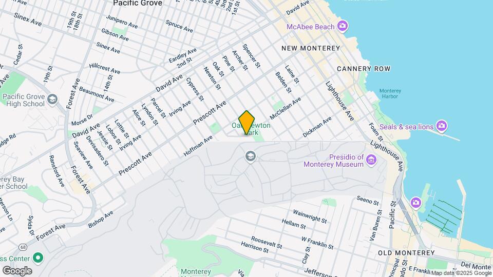 1105 McClellan Avenue - Monterey Map and Location Details