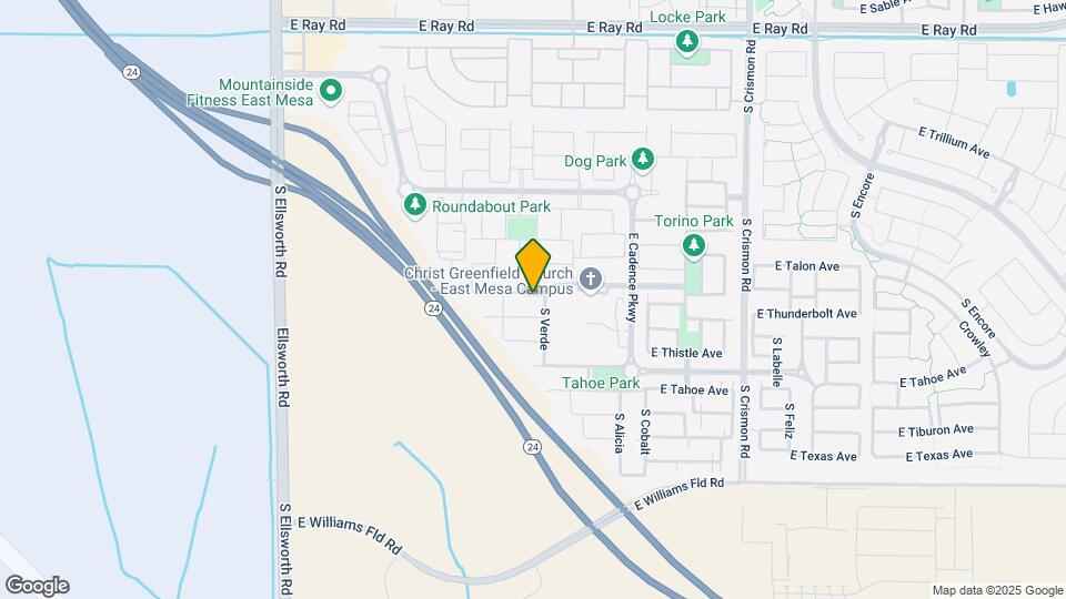 9633 E Tesla Ave Map and Location Details