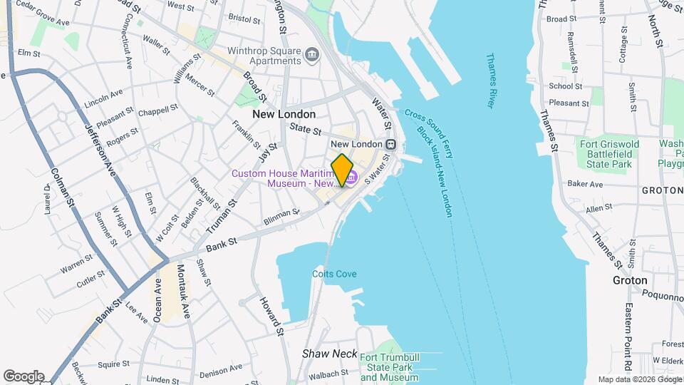 215 Bank St Map and Location Details