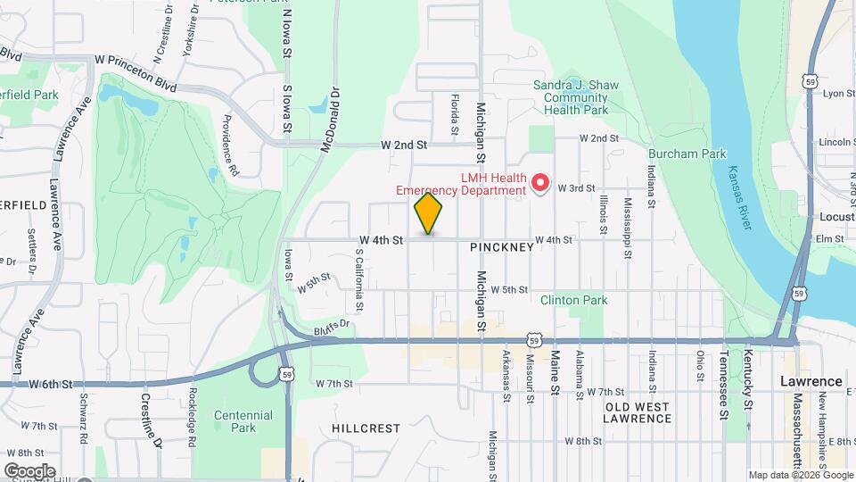 1609 W 4th St Map and Location Details