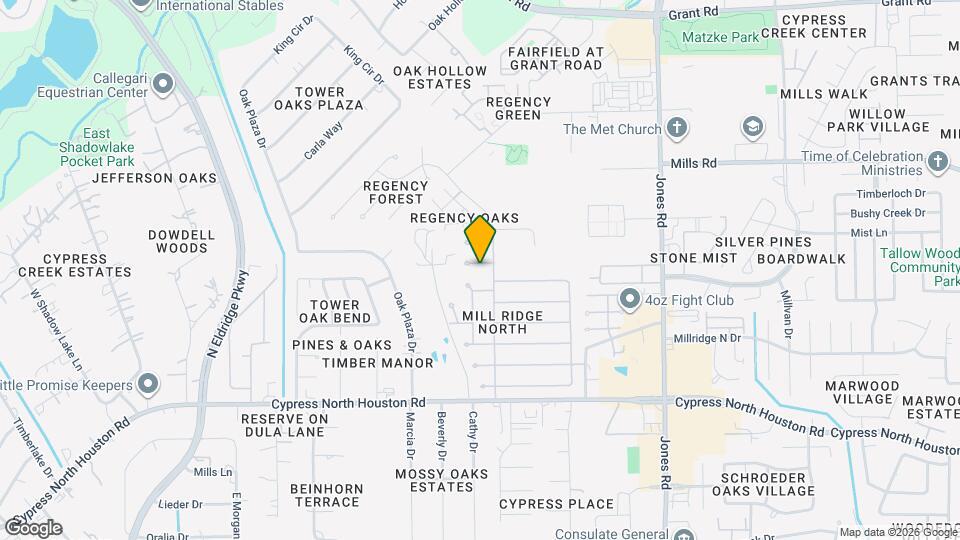 11411 Sky Way Dr Map and Location Details