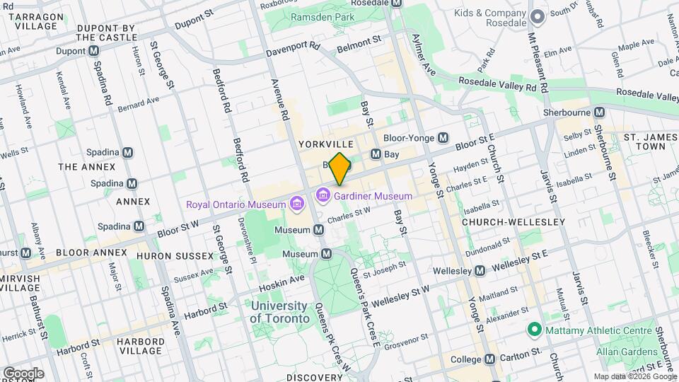 131 Bloor St W Map and Location Details