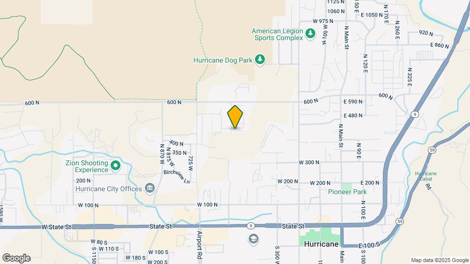 Hurricane Heights Map and Location Details
