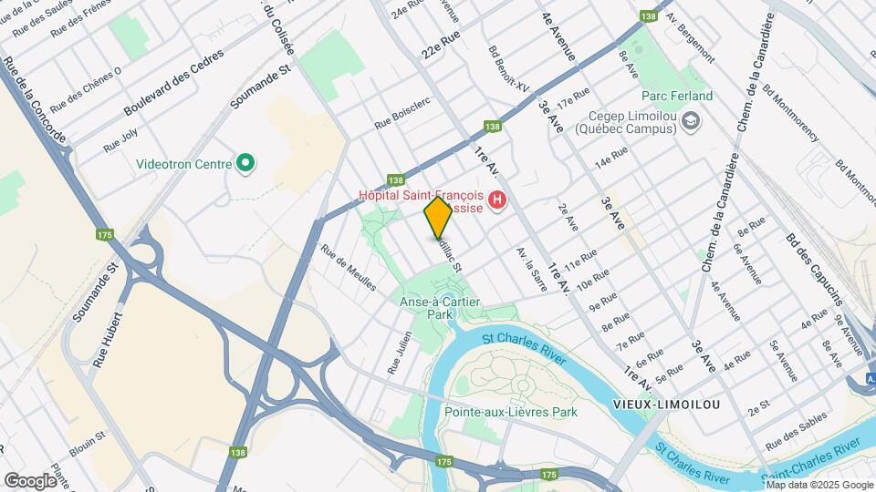 1465-1495 Rue Cadillac Rue Map and Location Details