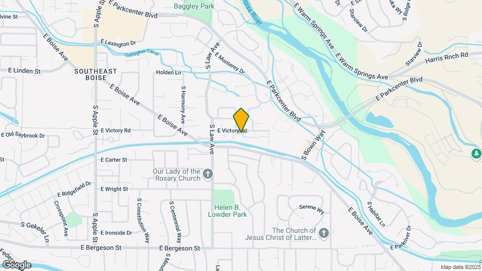 1833 E Old Saybrook Ln Map and Location Details