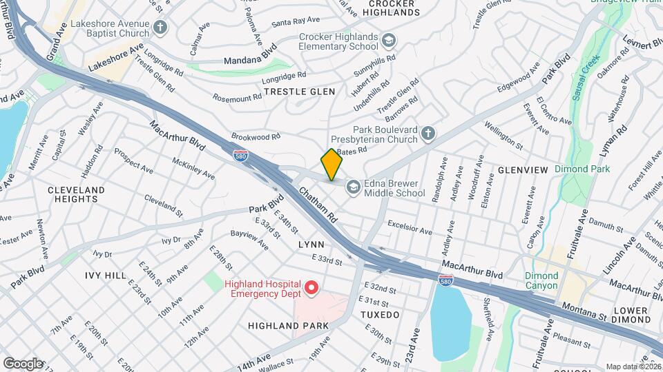 3719 Emerson St Map and Location Details